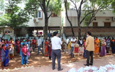 Qualcomm and CHORD distribute one month’s ration to the families of 100 girl children