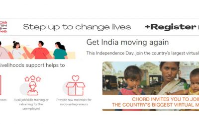 CHORD joins hands with  GiveIndia’s Sunfeast India Run As One: India’s Biggest virtual Movement