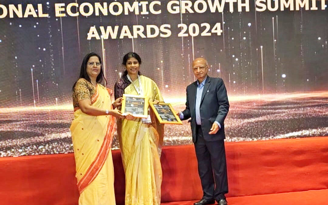 Mrs.Manjulatha Malladi Director CHORD receives Top National Super Achievers Award