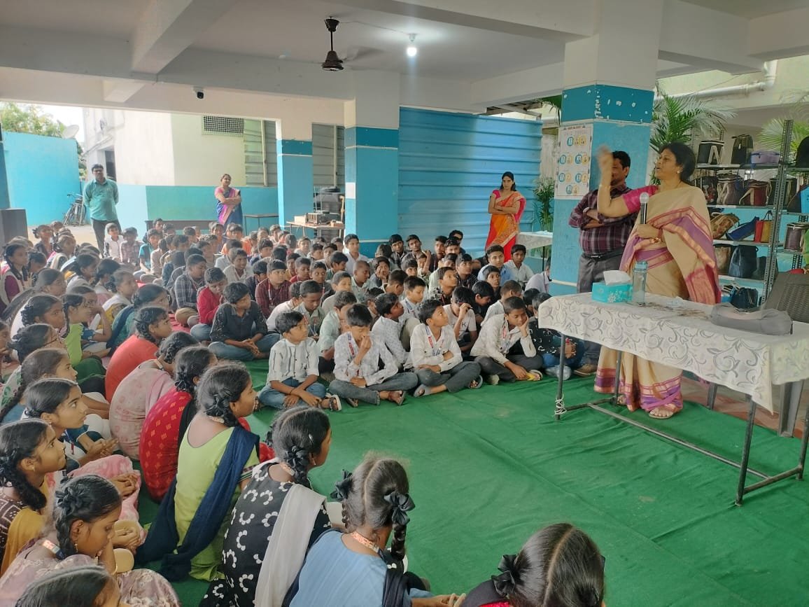 Rural community awareness program focused on education, healthcare, women empowerment, child welfare, and sustainable social development initiatives.